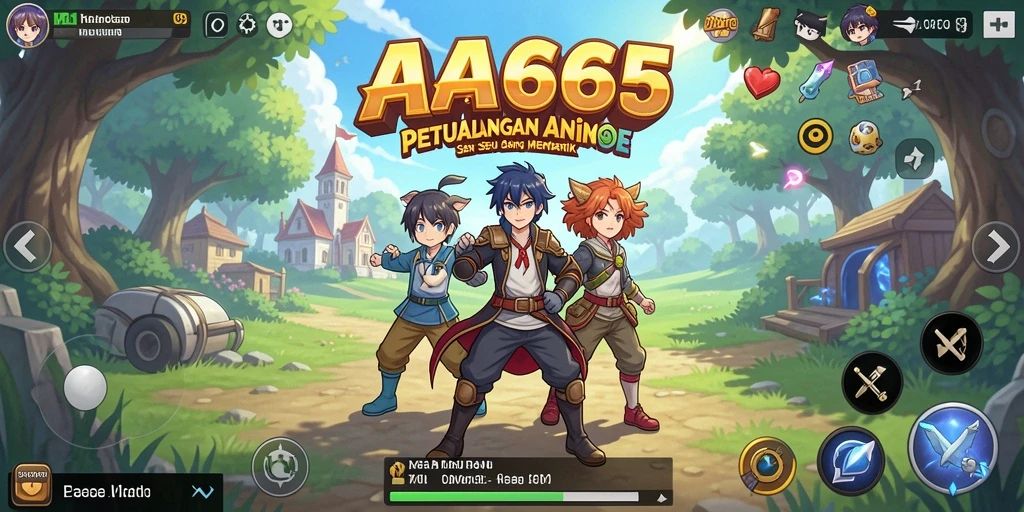 Gameplay seru dari AA666 dengan karakter anime yang menarik.