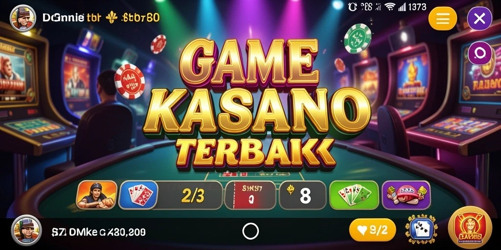 Tampilan gameplay Kasino D73 yang menarik dan mendebarkan.