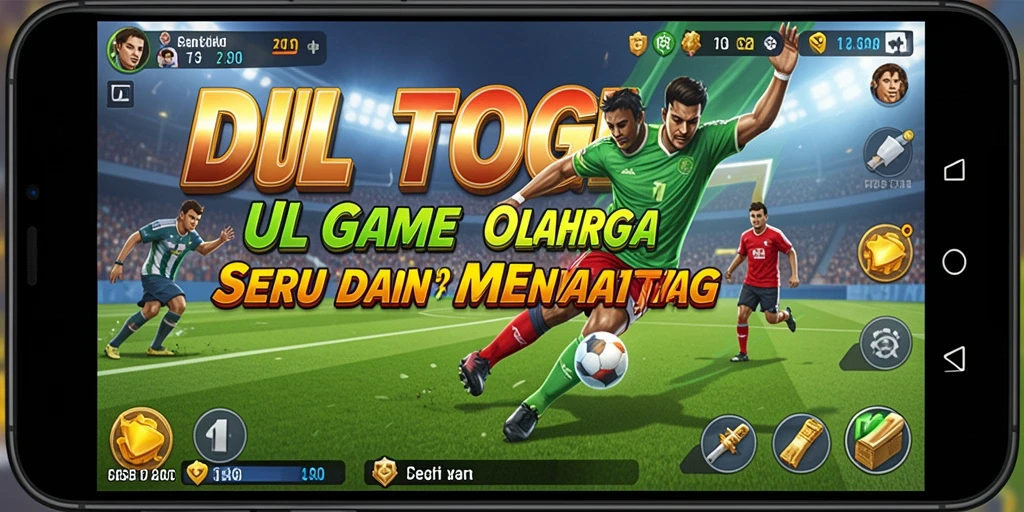 Tampilan gameplay menegangkan dari DULTOGEL saat bermain olahraga.