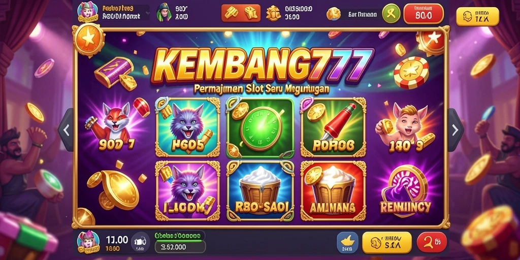 Tampilan gameplay KEMBANG777 yang menawan dan interaktif.