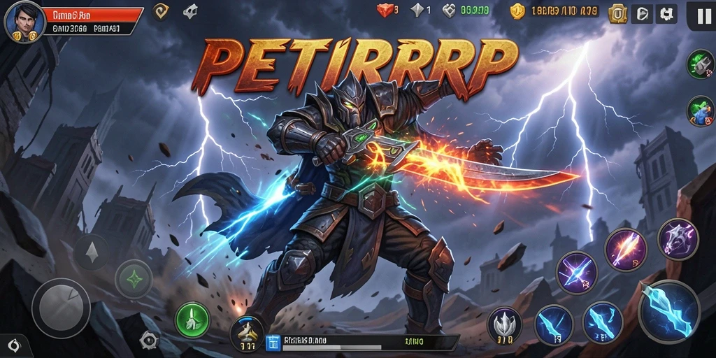 Tampilan gameplay mendebarkan dari PETIRRP dalam dinamika SLG.