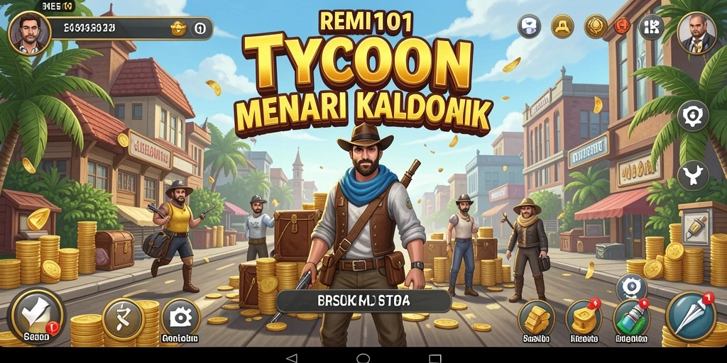 Tampilan gameplay menarik dari game Tycoon REMI101.