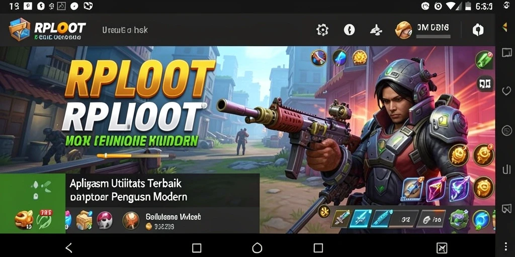 Tampilan antarmuka sederhana dan intuitif aplikasi Utility.
