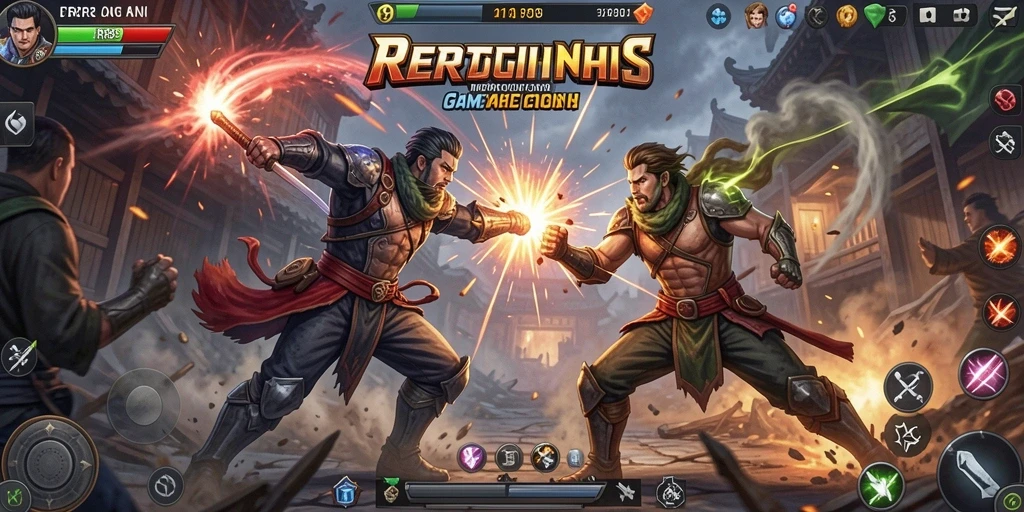 Tampilan gameplay menegangkan dalam RR89 dengan aksi cepat dan karakter unik.