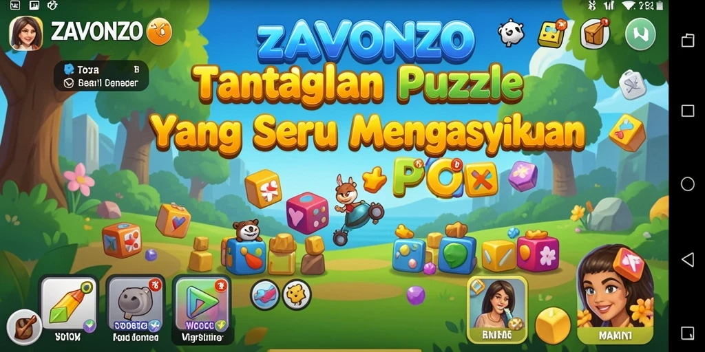 Menampilkan gameplay ZAVONZO yang seru dalam kategori Puzzle.