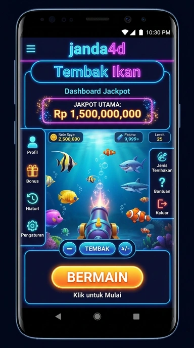 Tampilan antarmuka pengguna yang ramah di janda4d.